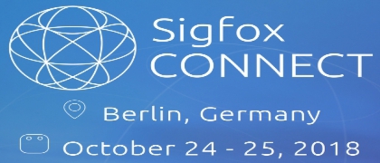 Sigfox Connect - October 2018 from 24th-25th in Berlin