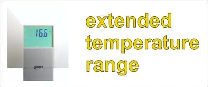 Extended temperature range for interior transmitters