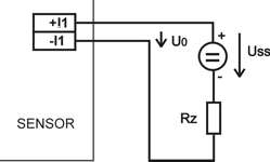 Application wiring of the transmitter