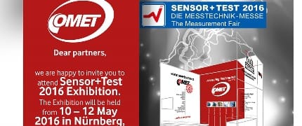 Visit us at SENSOR+TEST2016