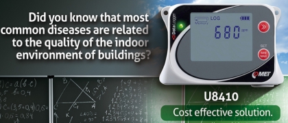 New CO2 dataloggers up to 50.000ppm (5%)