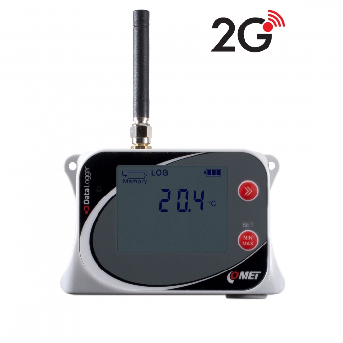 GSM Temperature Data Logger with Built-In Sensor and Modem