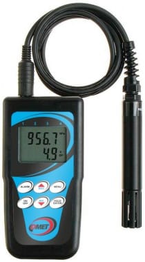Thermo-hygrometer with external probe, cable 2 meters