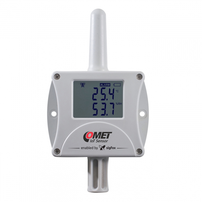 Thermo-Hygrometer; Wireless, LCD, 8-Channel, with Remote Sensor