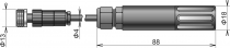 Digital temperature/humidity probe DIGIL/E-1, ELKA connector, cable 1 meter