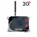 GSM temperature, humidity, CO2 and atmospheric pressure data logger with built-in sensors and modem