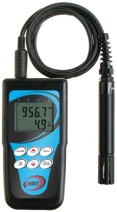 AeroLab THB1S Bluetooth Hygrometer Thermometer, External Sensor Probe  Included