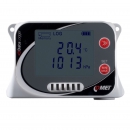 Temperature, humidity and pressure data logger with built-in sensors