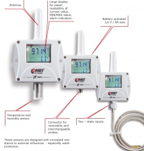 Wireless thermometer with three-channels, IoT Sigfox