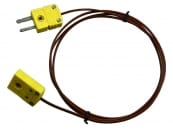 Extension cable thermocouple "K", 4 meters