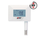 Compact Temperature, Humidity, Barometric Pressure, and CO2 Sensor, Ethernet Output and PoE