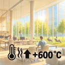 Surcharge for changing the temperature range of TA and WiFi sensors up to +600 °C