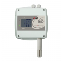 Remote CO2 concentration thermometer hygrometer with Ethernet interface and two relays