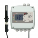 Compressed-air thermometer hygrometer with Ethernet interface and relays
