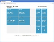 Web Sensor - four channels remote thermometer hygrometer