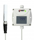 CO2 concentration transmitter with 0-10V output, external carbon dioxide probe, 1m cable