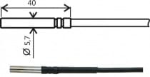 N1ATG8/C, temperature probe with Ni1000 sensor, cable 10 m