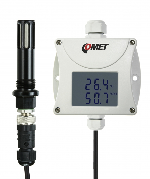 Temperature Humidity Transmitter with 4-20mA Outputs for Compressed Air