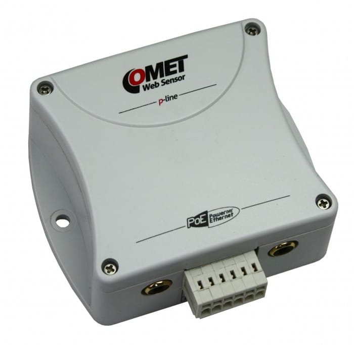 Comet T7610 - Web Sensor with PoE, Remote Thermometer Hygrometer Barometer  with Ethernet Interface