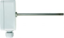 Duct mount temperature transmitter with 0-10V output, stem length 120mm