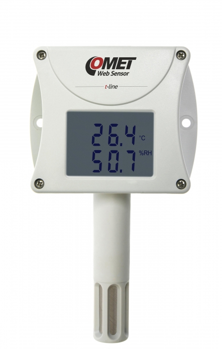 Web Sensor Temperature Humidity with Remote Alarm