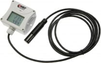 Web sensor - remote thermometer hygrometer with Ethernet interface, cable 1 meter. Weather sensor for environment monitoring.